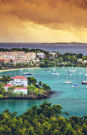 Beautiful weather at St. Thomas